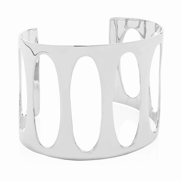 Sculptural Silver Cuff by Joy Everley