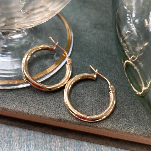 Gold Hoops by Joy Everley
