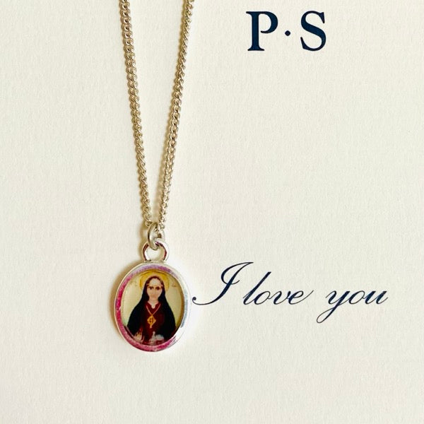 Saint Dwynwen Silver Pendant by Joy Everley