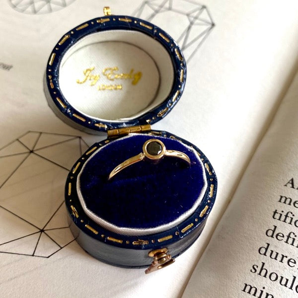 Black Diamond Gold Ring by Joy Everley