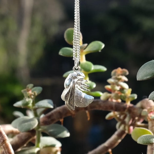 Silver Bumble Bee by Joy Everley