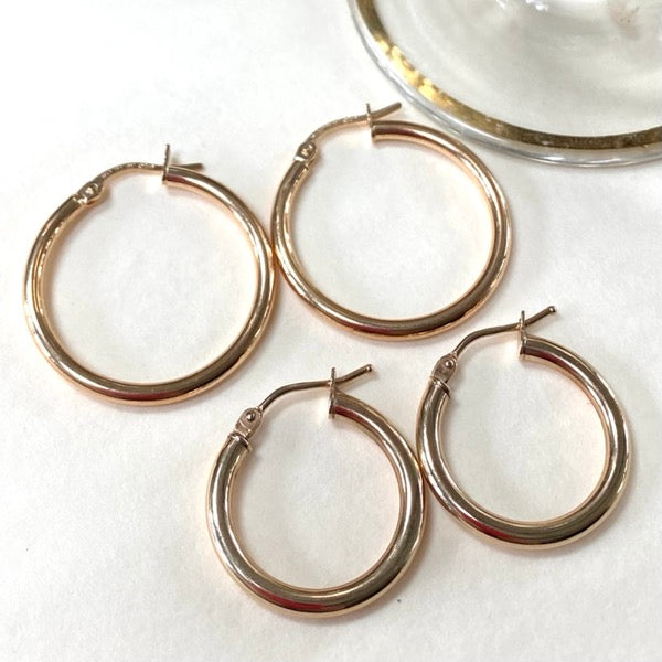 Gold Hoops by Joy Everley