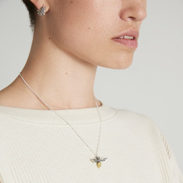 Silver Honey Bee by Joy Everley