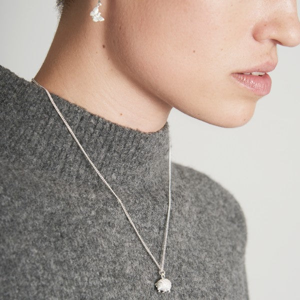 Silver Hedgehog Necklace by Joy Everley