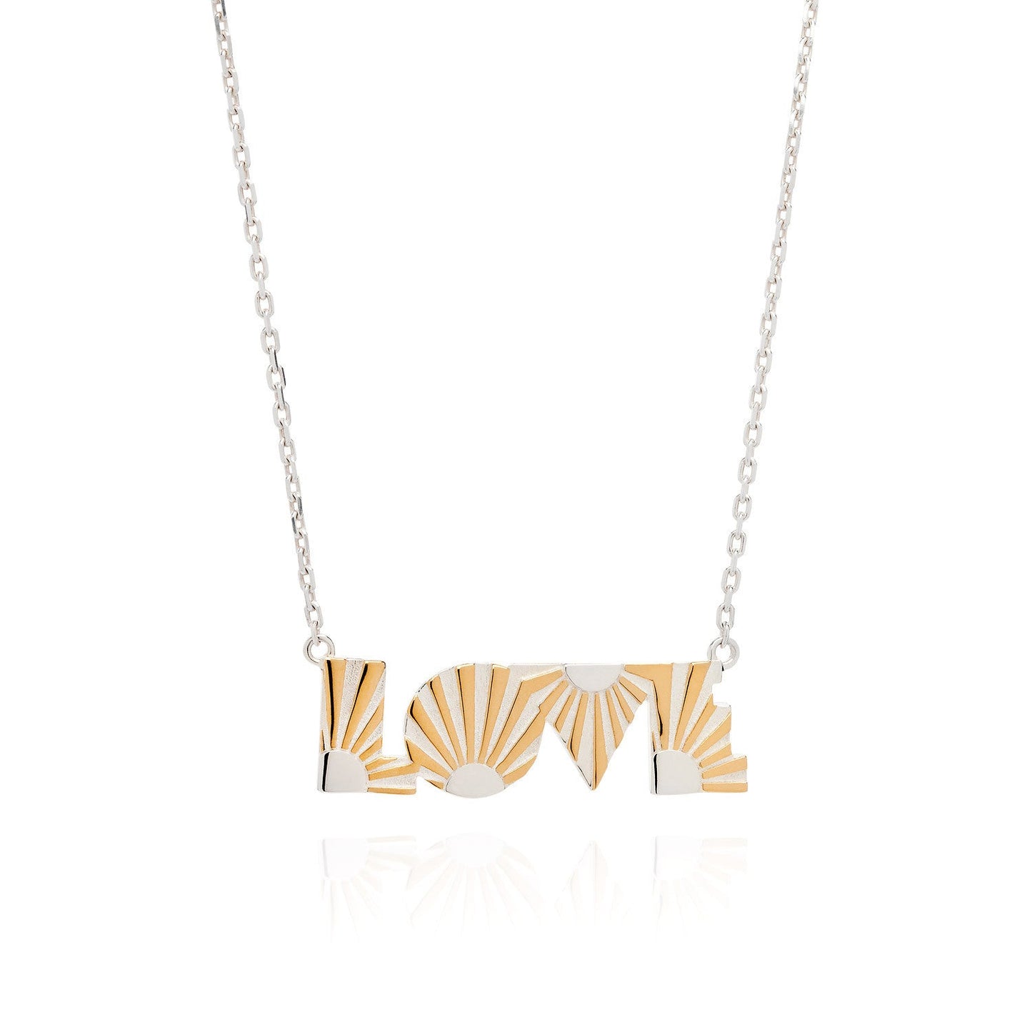 Art Deco Necklace Love