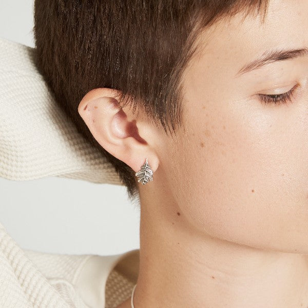 Oak Leaf Ear Studs by Joy Everley