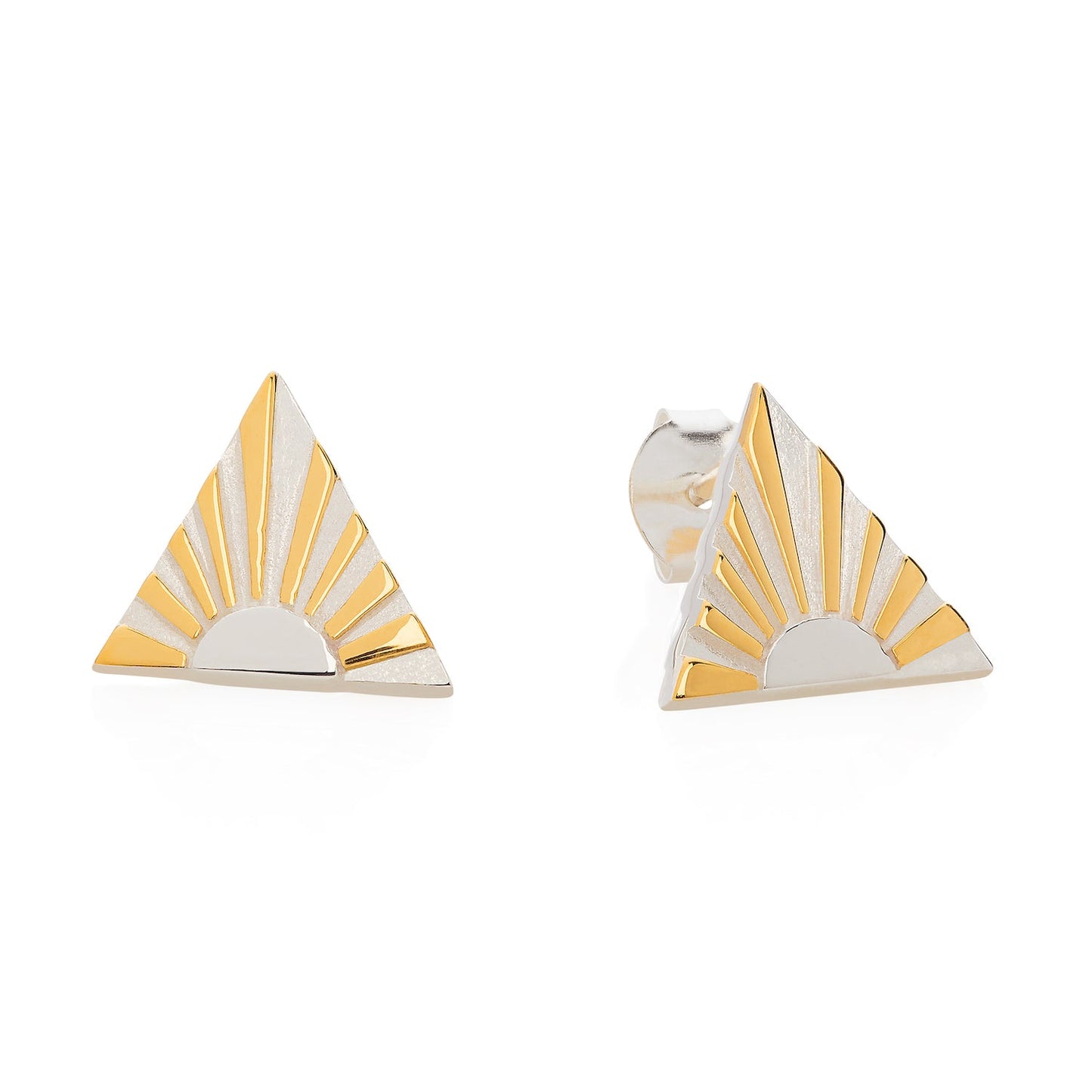 Ray Initial Ear Studs by Yasmin Everley