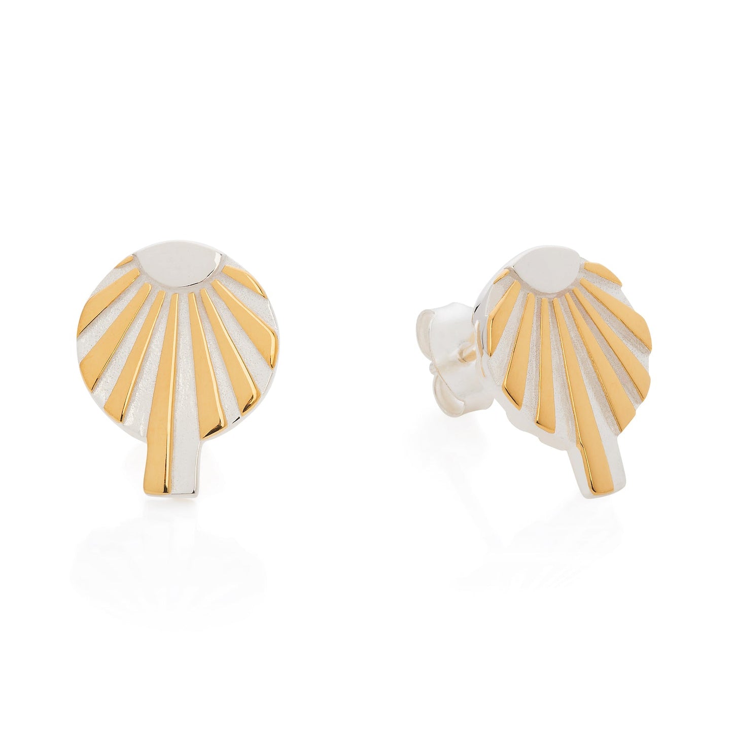 Ray Initial Ear Studs by Yasmin Everley