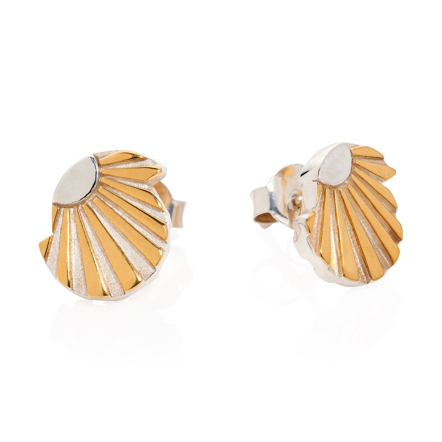 Ray Initial Ear Studs by Yasmin Everley