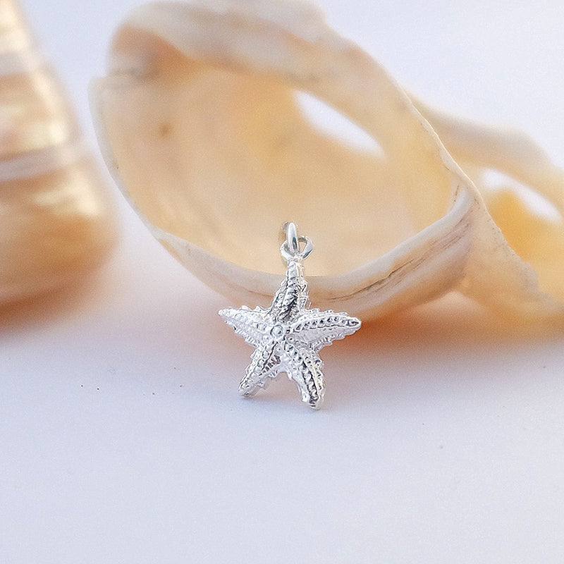 Silver Starfish Necklace by Joy Everley