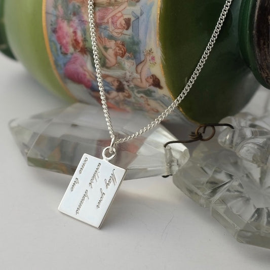 Wildest Dreams Silver Tag by Joy Everley