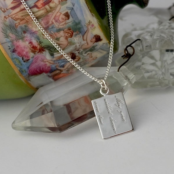 Wildest Dreams Silver Tag by Joy Everley