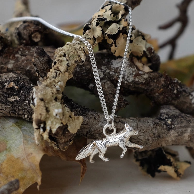 Silver Fox Necklace by Joy Everley