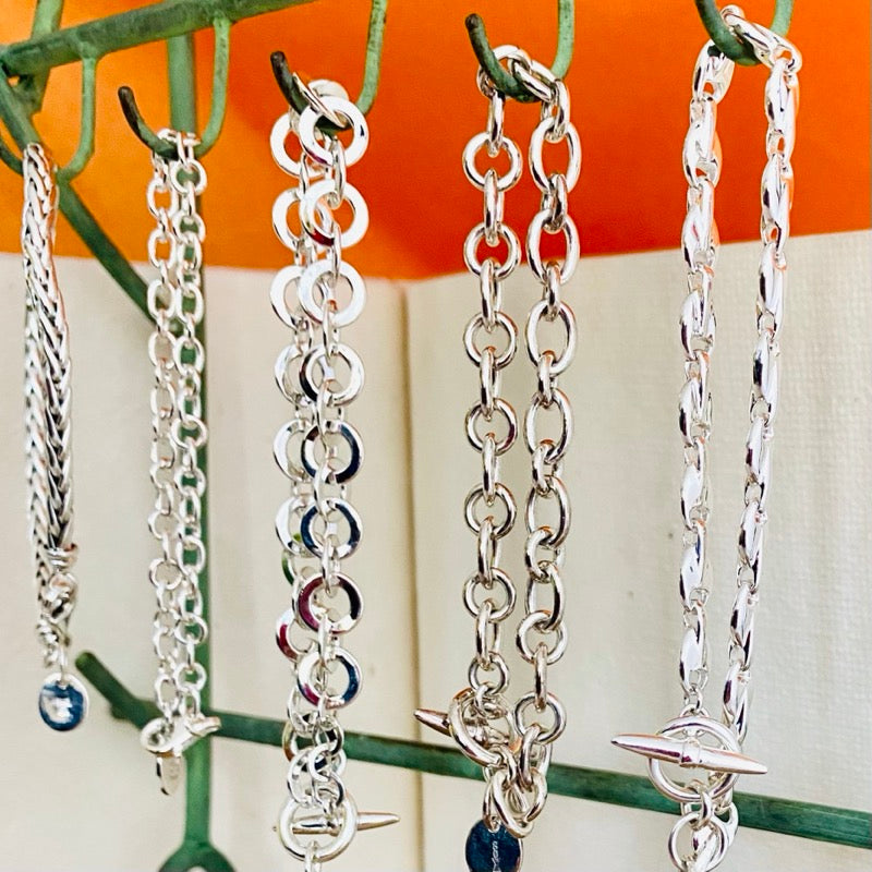 Rings on Rings Silver Bracelet by Joy Everley