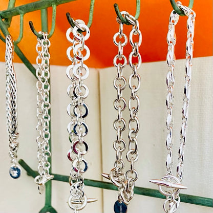 Rings on Rings Silver Bracelet by Joy Everley