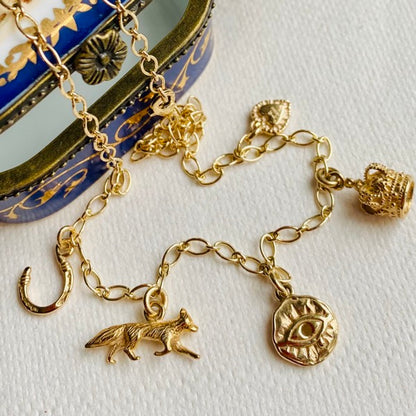 Solid Gold Open Oval Link Chain by Joy Everley