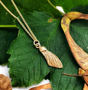 Solid Gold Sycamore Wing by Joy Everley