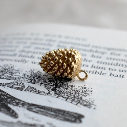 Solid Gold Pinecone by Joy Everley