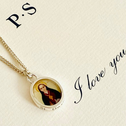 Saint Dwynwen Silver Pendant by Joy Everley