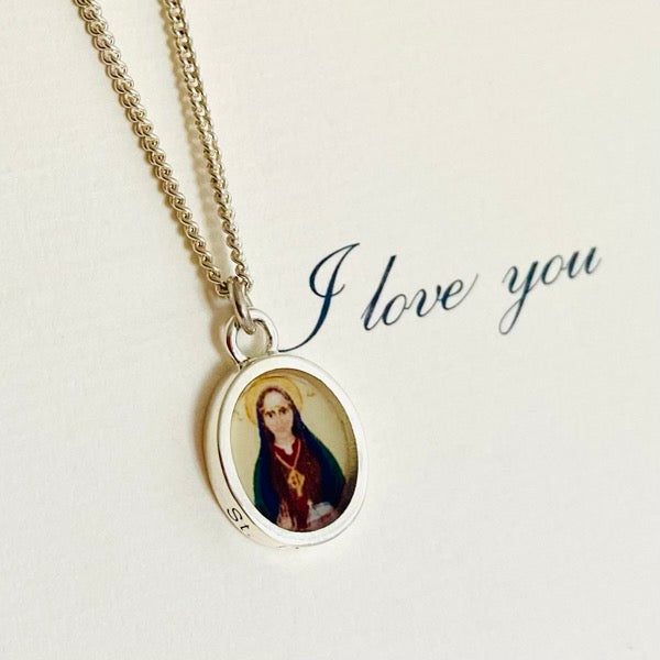 Saint Dwynwen Silver Pendant by Joy Everley