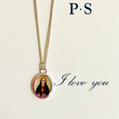 Saint Dwynwen Silver Pendant by Joy Everley