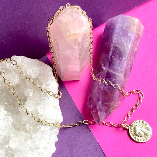 Solid Gold Open Oval Link Chain by Joy Everley