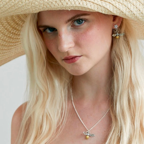 Silver Honey Bee by Joy Everley