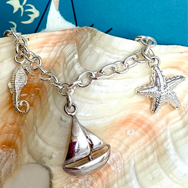 Solid Silver Light Link Bracelet by Joy Everley