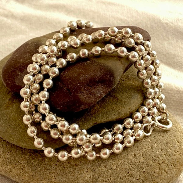 Silver Bead Chain by Joy Everley
