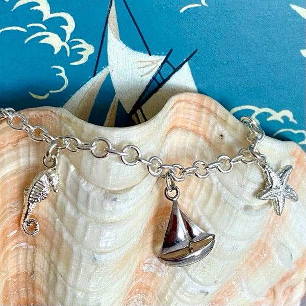 Solid Silver Light Link Bracelet by Joy Everley