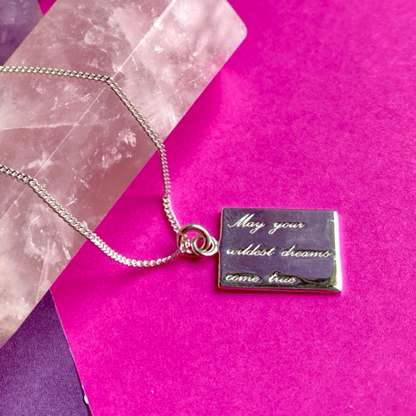 Wildest Dreams Silver Tag by Joy Everley