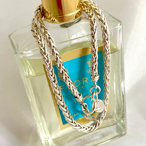 Silver Foxtail Woven Chain by Joy Everley
