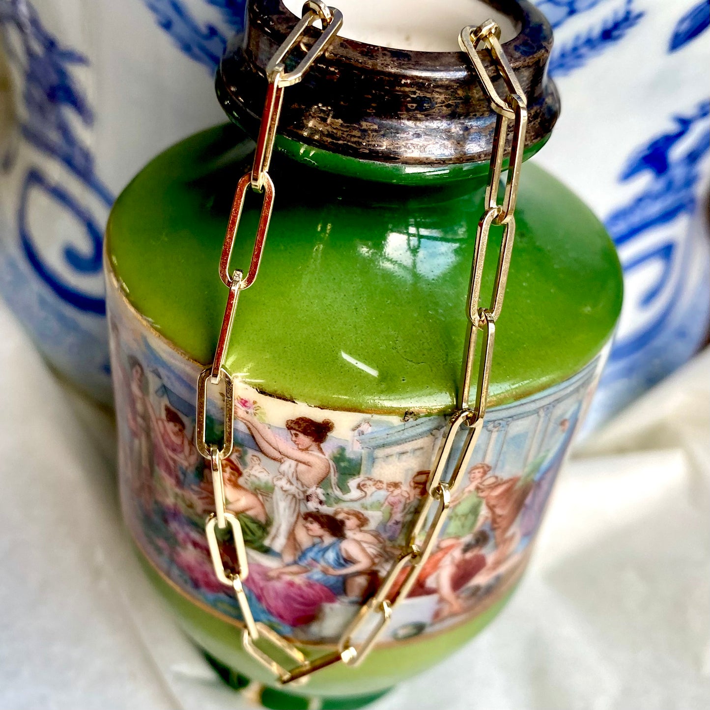 Solid Gold Heayy Open Angles Chain by Joy Everley