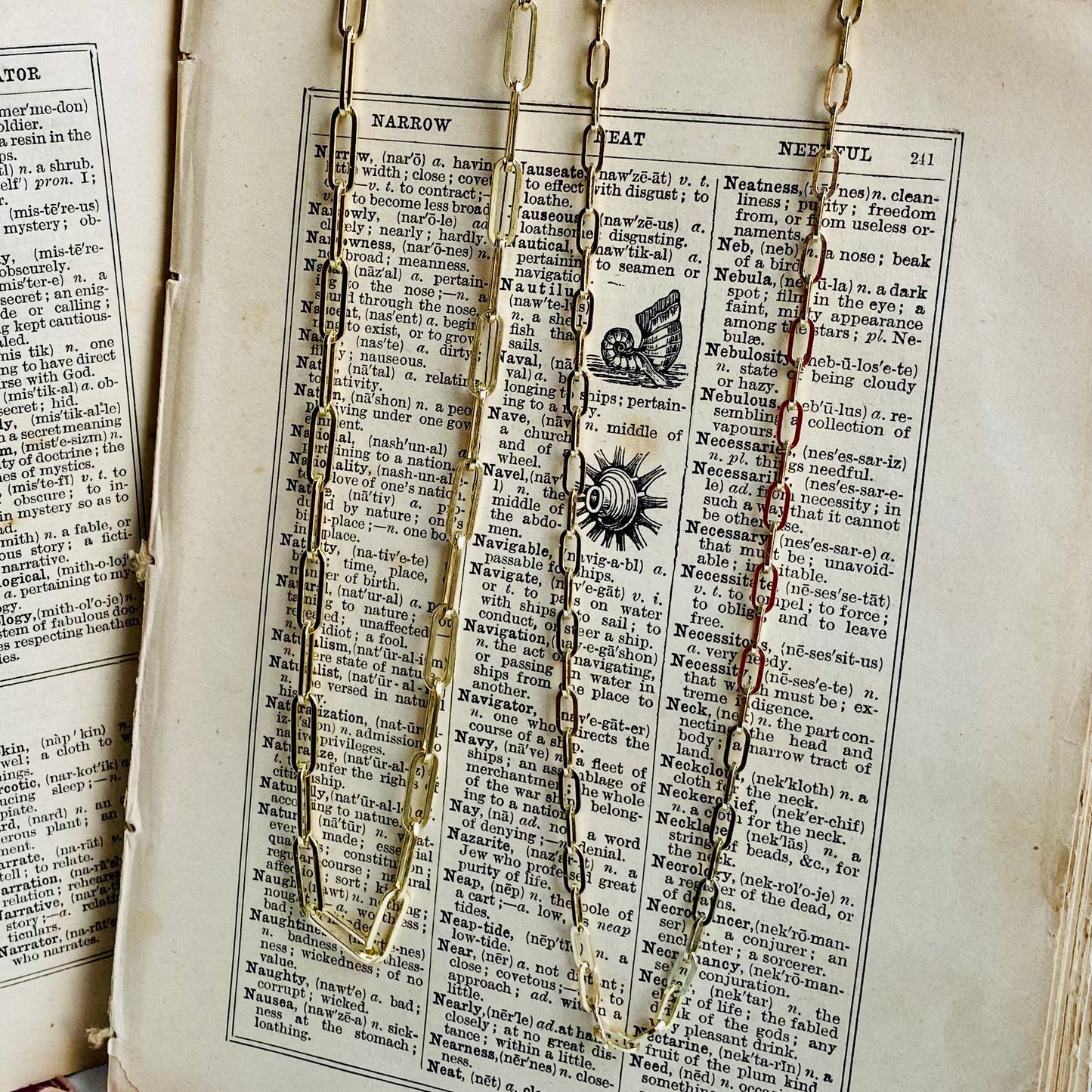 Solid Gold Angles Chain by Joy Everley