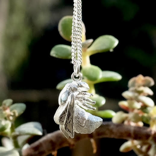 Silver Bumble Bee by Joy Everley