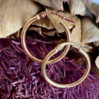 Gold Hoops by Joy Everley