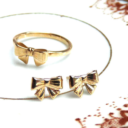 Gold Bow Ring - Joy Everley Fine Jewellers, London