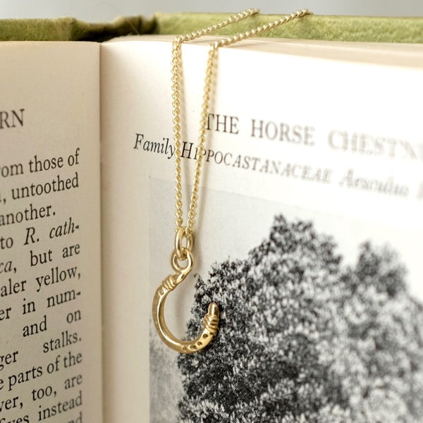 Solid Gold Horseshoe by Joy Everley