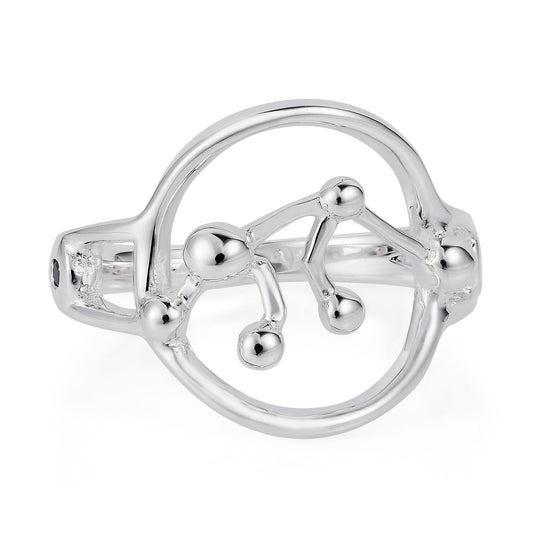 Star Sign Constellation Silver Ring by Yasmin Everley