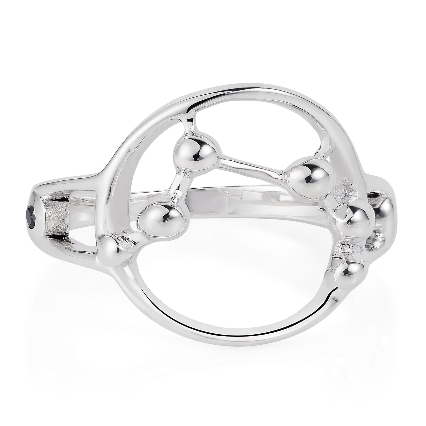 Star Sign Constellation Silver Ring by Yasmin Everley