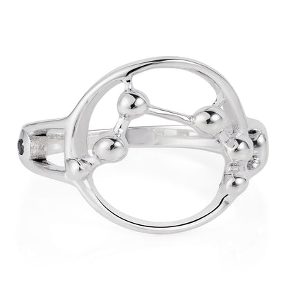 Star Sign Constellation Silver Ring by Yasmin Everley