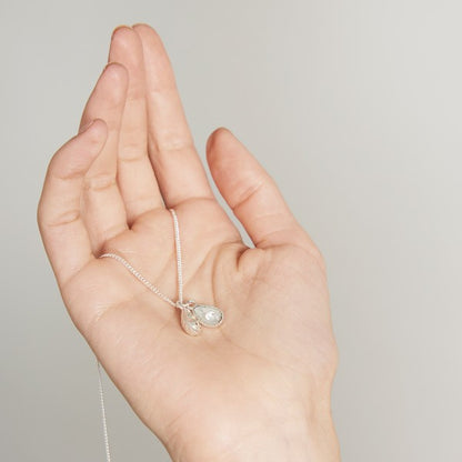 Silver Avocado Pendant by Joy Everley