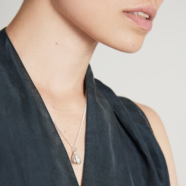 Silver Avocado Pendant by Joy Everley