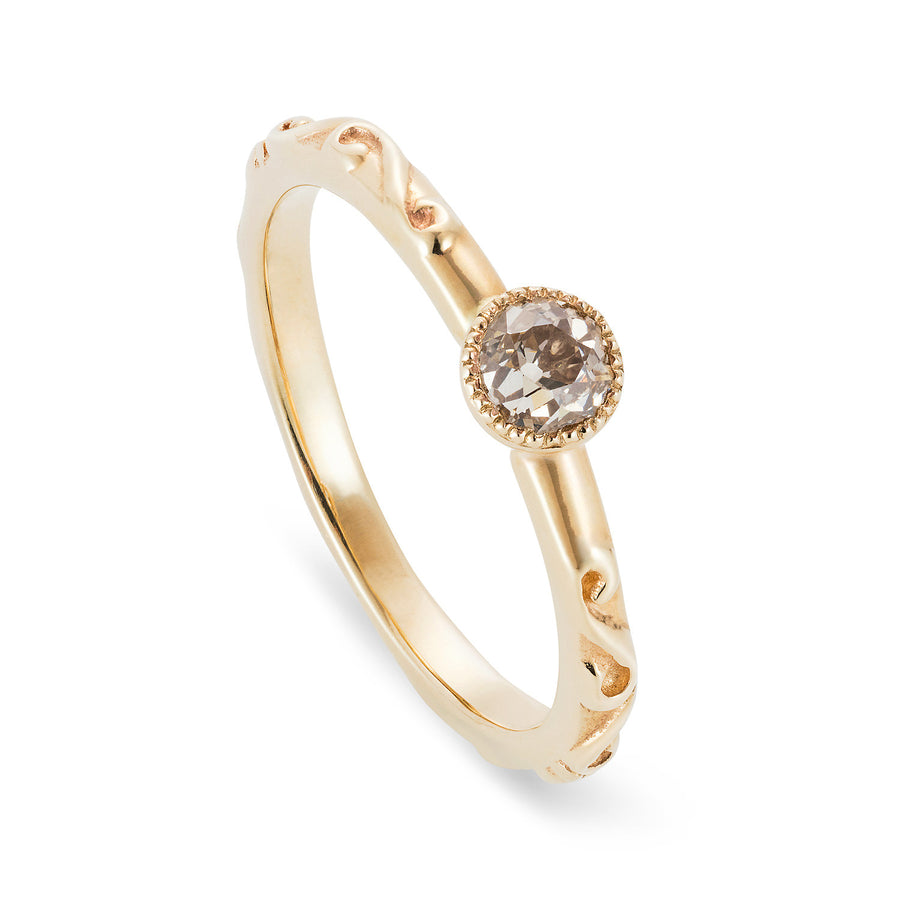 Sustainable Baroque Diamond Engagement Ring by Joy Everley