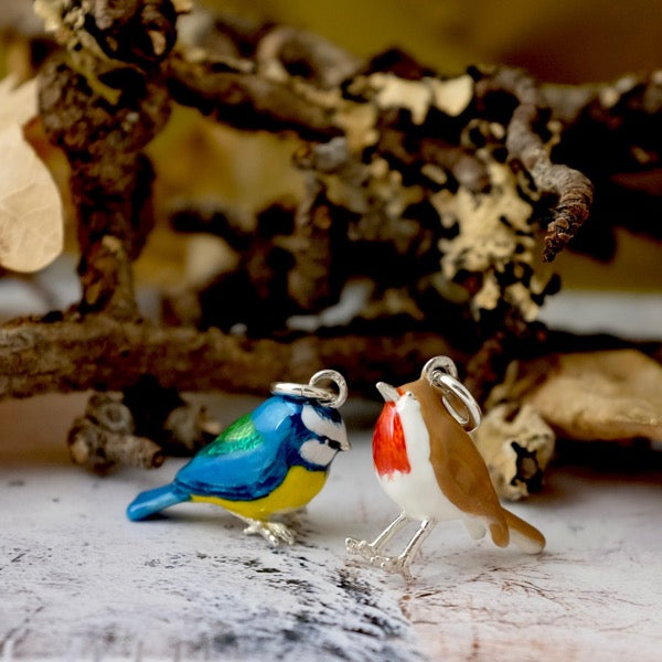 Robin Redbreast Silver Pendant by Joy Everley