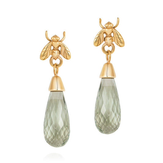 Briolette Little Fly Earrings by Yasmin Everley