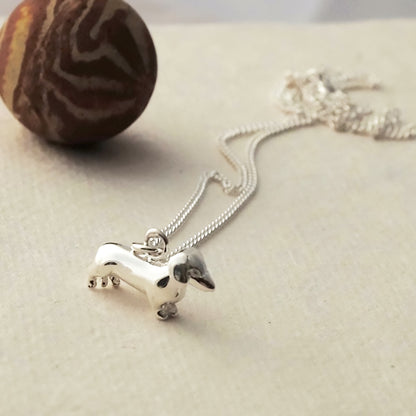 Silver Dachshund by Joy Everley