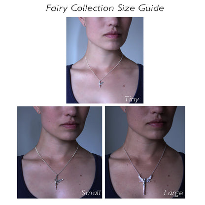 Focus Fairy Necklace with Cubic Zirconia by Joy Everley