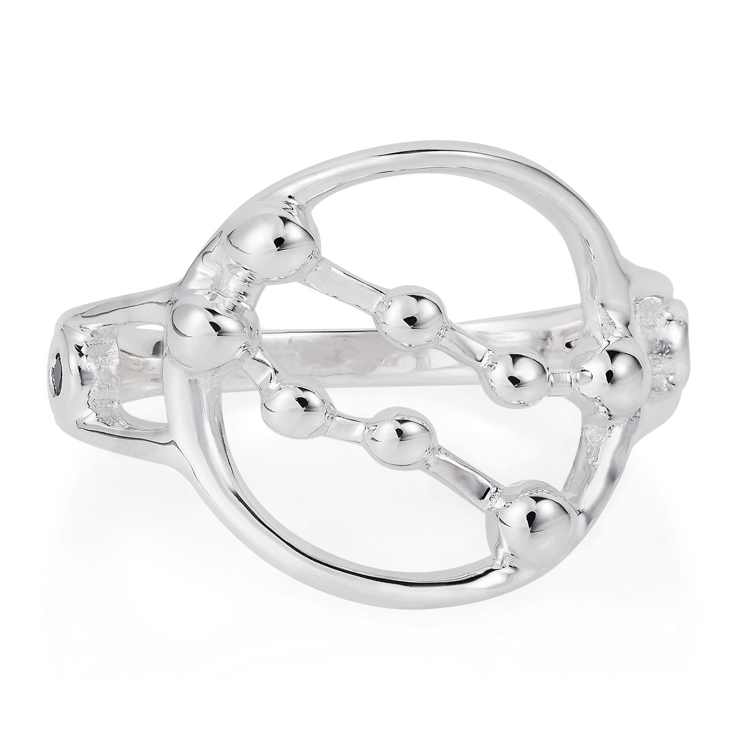 Star Sign Constellation Silver Ring by Yasmin Everley