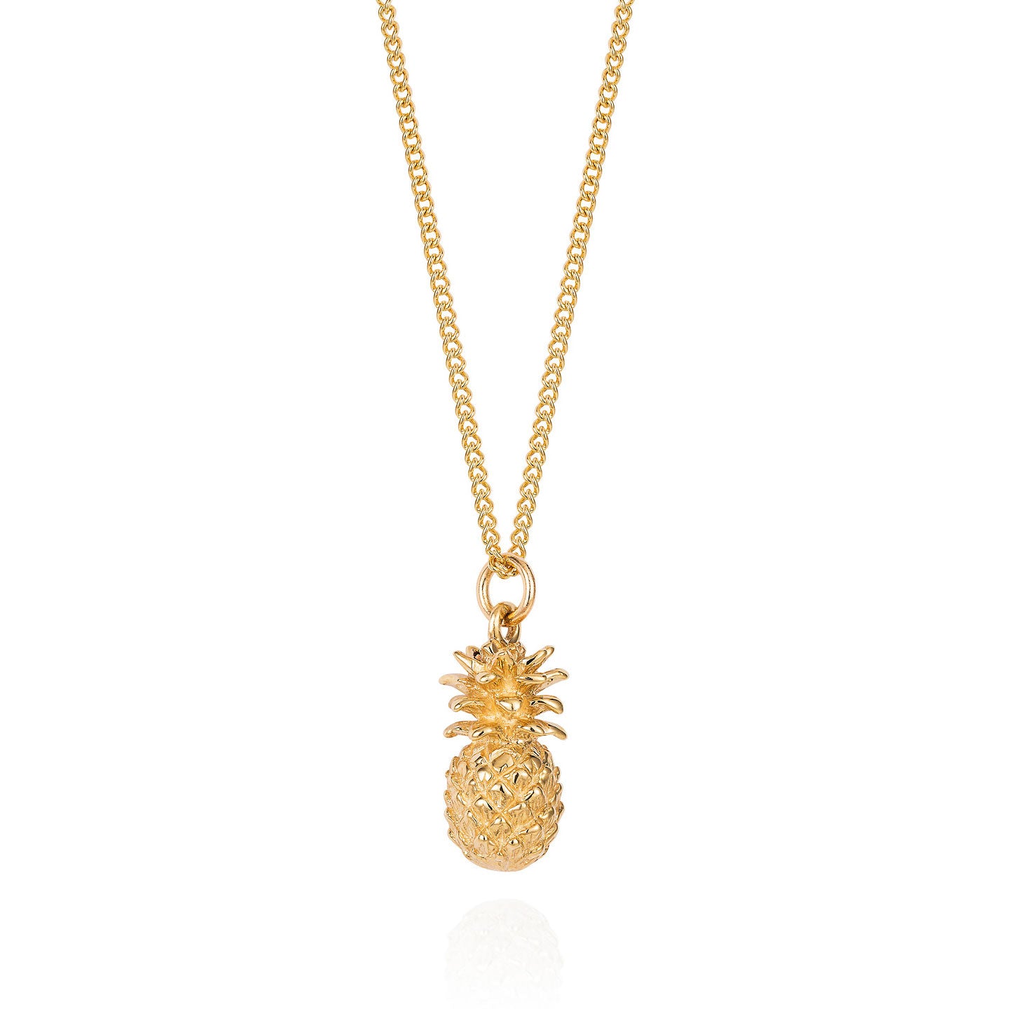 Gold Pineapple Necklace - Joy Everley Fine Jewellers, London